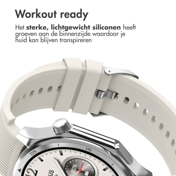 imoshion Siliconen bandje voor de OnePlus Watch 3 / 2 / 2R / Oppo Watch X2 / X - Beige