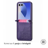 imoshion Mandala Bookcase Samsung Galaxy Z Flip 7 - Paars