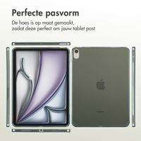 Accezz Frosted Backcover Apple iPad Air 11 inch (2025) M3 / (2024) M2 / Air 5 (2022) / Air 4 (2020) - Zwart