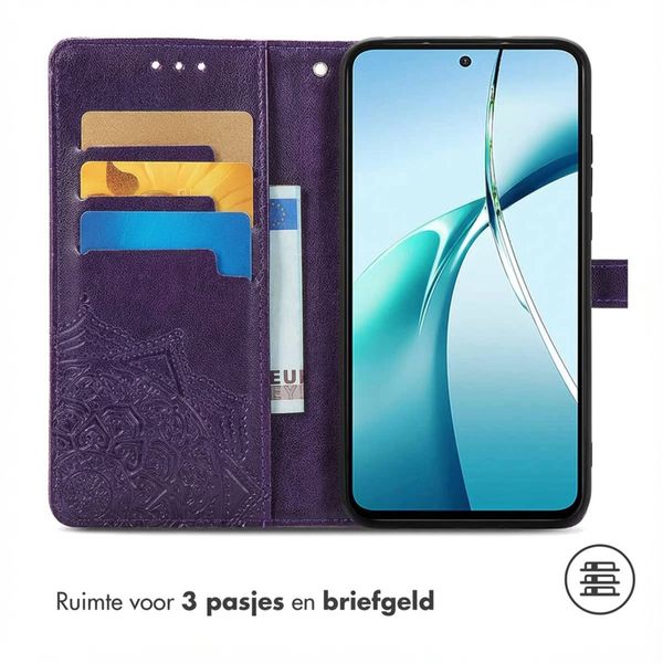 imoshion Mandala Bookcase Oppo Find X8 Pro - Paars