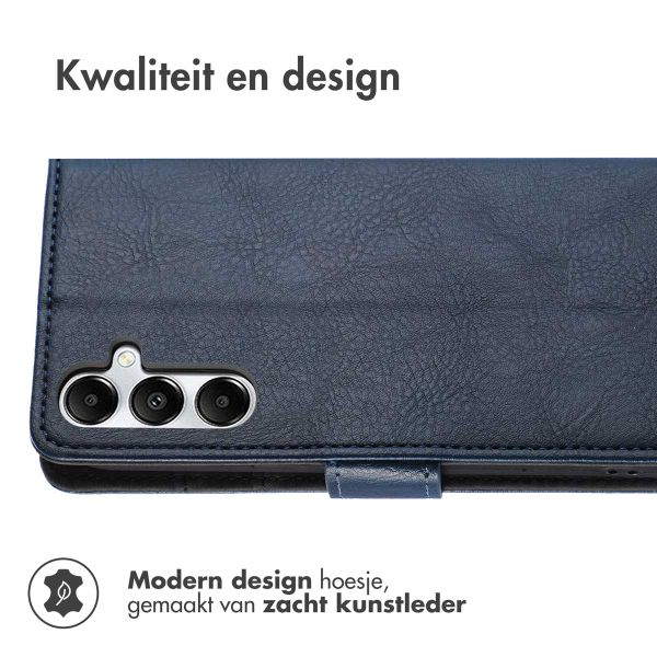 imoshion Luxe Bookcase Samsung Galaxy A17 - Donkerblauw