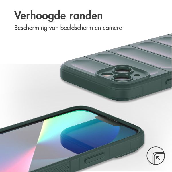 imoshion EasyGrip Backcover iPhone 13 - Donkergroen