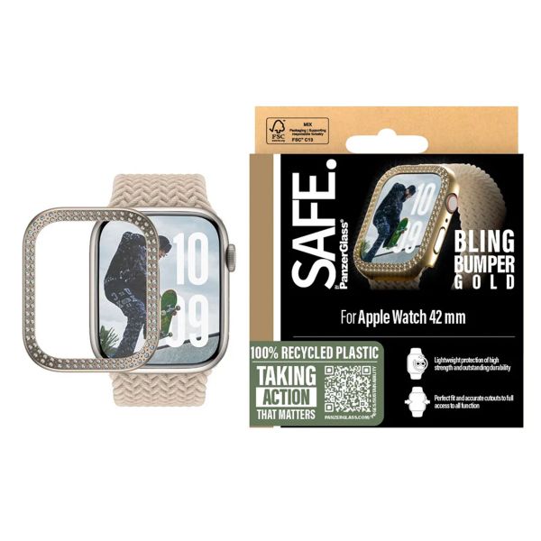 PanzerGlass Bling Bumper Apple Watch Series 10 / 11 - 42 mm - Gold