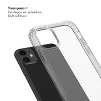 Selencia Transparent Case with Hooks + Lova Wrist Strap Tortoise Leopard Apple iPhone 11 - Earth Tones