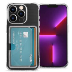 imoshion Softcase Backcover met pasjeshouder Apple iPhone 13 Pro - Transparant