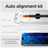 Spigen GLAStR EZ Fit Screen Protector 2 Pack + Applicator Apple iPhone 14 Pro Max