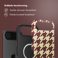 Selencia Vivid Backcover met MagSafe Apple iPhone Air - Pied-de-Poule