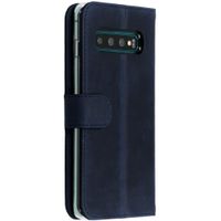 Valenta Classic Luxe Bookcase Samsung Galaxy S10 - Donkerblauw