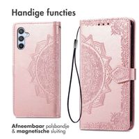 imoshion Mandala Bookcase Samsung Galaxy A54 (5G) - Rosé Goud