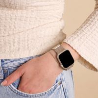 imoshion Milanees magnetisch bandje Apple Watch | 44/45/46/49 mm - Starlight