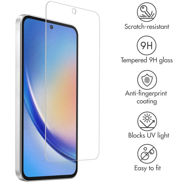 Accezz Tempered Glass Screen Protector 2-pack Samsung Galaxy A55 (5G) / A35