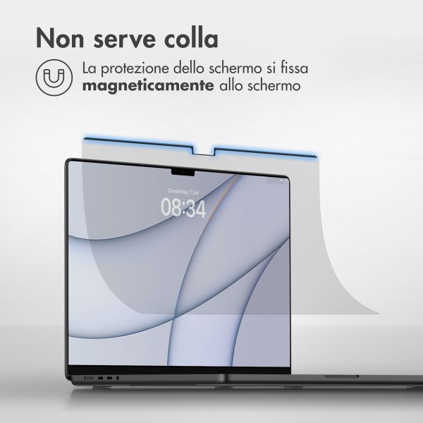 Accezz Magnetische Screenprotector Apple MacBook Air 15 inch (2023 / 2024 M3 / 2025 M4 / 2026 M5)