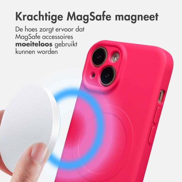 imoshion Color Backcover met MagSafe Apple iPhone 15 - Neon Pink