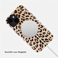 Selencia Vivid Backcover met MagSafe Apple iPhone 14 - Wild Leo