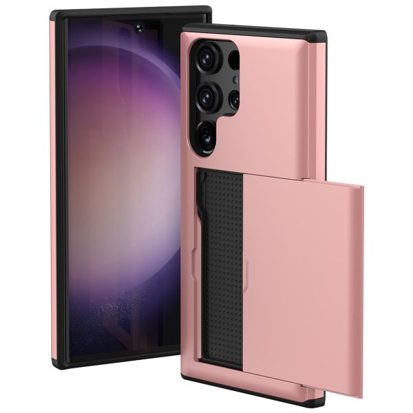 imoshion Backcover met pasjeshouder Samsung Galaxy S23 Ultra - Rosé Goud