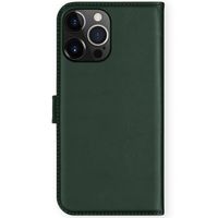Selencia Echt Lederen Bookcase Apple iPhone 13 Pro Max - Groen