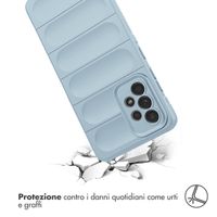 imoshion EasyGrip Backcover Samsung Galaxy A52(s) (5G/4G) - Lichtblauw