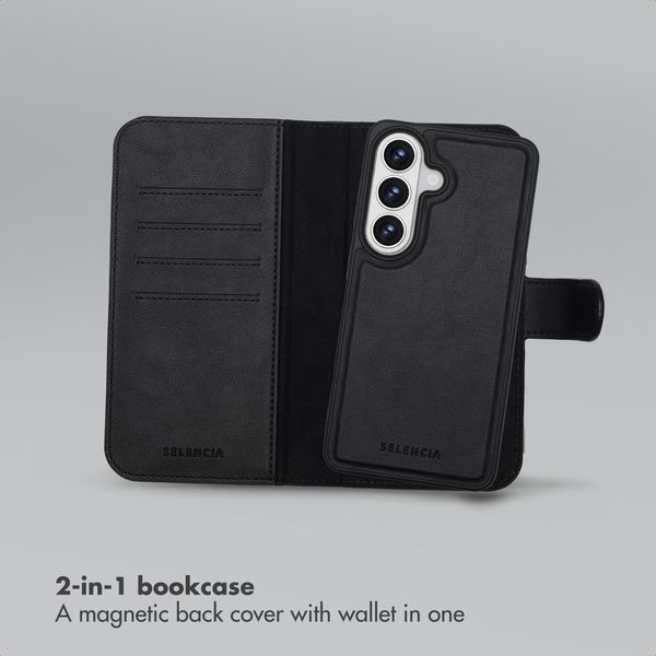 Selencia Olyn Detachable Bookcase with MagSafe Samsung Galaxy S26 - Black