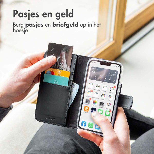 Accezz Wallet Softcase Bookcase Samsung Galaxy A23 (5G) - Zwart