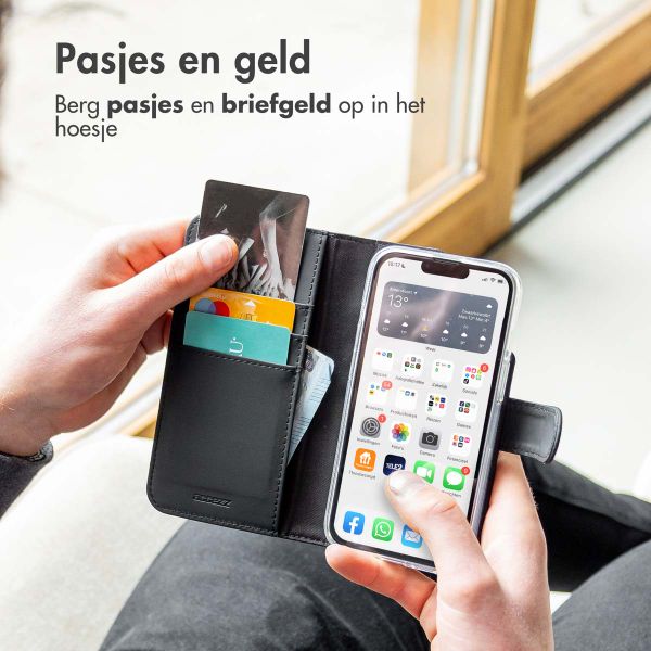 Accezz Wallet Softcase Bookcase Fairphone 5 - Zwart