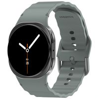 imoshion Wave Siliconenband Samsung Galaxy Watch 8 (40/44mm) / Classic (46mm) - Donkergrijs