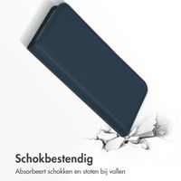 Accezz Premium Leather Slim Bookcase Apple iPhone 15 - Donkerblauw