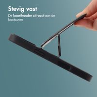 imoshion Backcover met kaarthouder en stand Apple iPhone 16 - Zwart