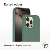 Accezz Liquid Silicone Back Cover with MagSafe Apple iPhone 16 Pro Max - Dark Green