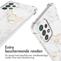 imoshion Design hoesje met koord Samsung Galaxy A53 - White Marble