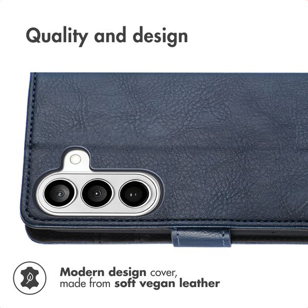 imoshion Luxury Bookcase Samsung Galaxy S26 Plus - Dark Blue