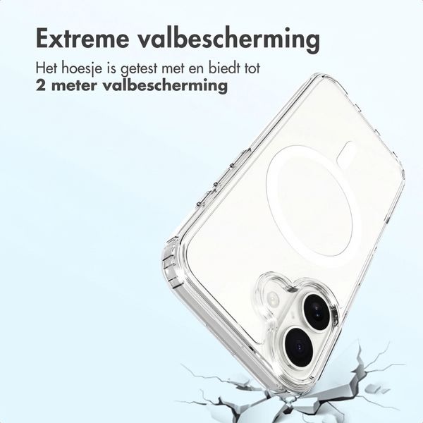 Accezz Xtreme Impact Backcover met MagSafe Apple iPhone 17 - Transparant