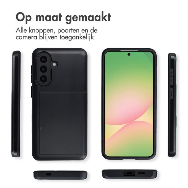 imoshion Backcover met pasjeshouder Samsung Galaxy A57 (5G) - Zwart