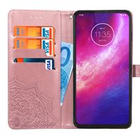Mandala Bookcase Motorola One Hyper - Rosé Goud
