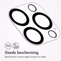 imoshion Camera Protector Glas 2 Pack Apple iPhone 16 Pro / 16 Pro Max - Zwart