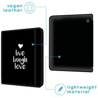 imoshion Design Slim Hard Case Sleepcover met stand Kobo Sage / Tolino Epos 3 - Live Laugh Love