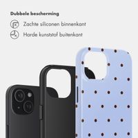 Selencia Vivid Backcover Apple iPhone 15 - Happy Dots Digital Sky