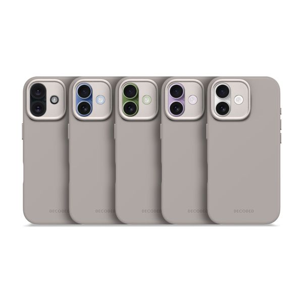 Decoded Silicone Backcover MagSafe Apple iPhone 17 - Soft Taupe