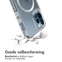 imoshion Clear Glitter Backcover met MagSafe Apple iPhone 12 (Pro) - Goud