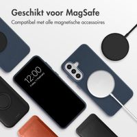 Accezz MagSafe Leather Backcover Samsung Galaxy A57 (5G) - Nightfall Blue