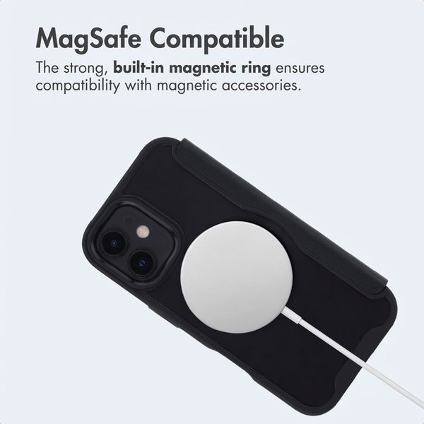 imoshion Transparent Bookcase with MagSafe Apple iPhone 16 - Black