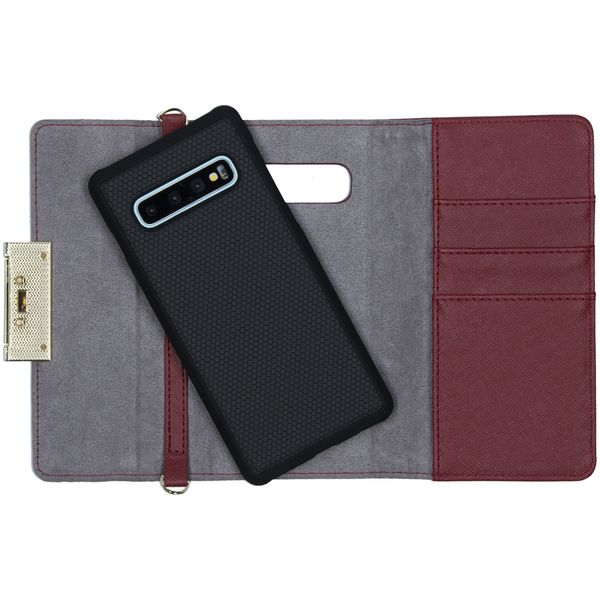 iDeal of Sweden Kensington Clutch Samsung Galaxy S10 - Rood