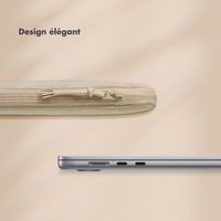 Selencia Corduroy Laptop hoes 13-14 inch - Laptopsleeve - Beige