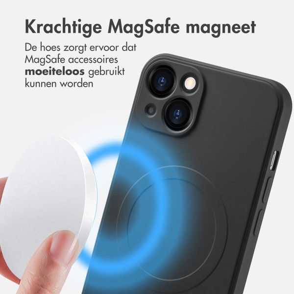 imoshion Color Backcover met MagSafe Apple iPhone 13 - Zwart