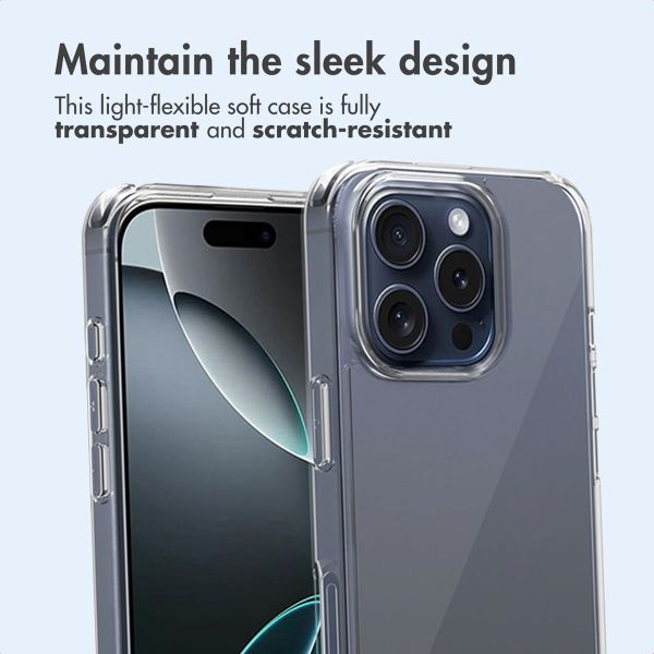 imoshion Protective Back Cover Apple iPhone 16 Pro Max - Transparent