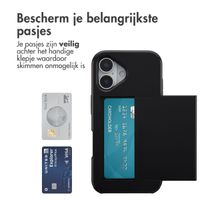 imoshion Backcover met pasjeshouder Apple iPhone 17 - Zwart