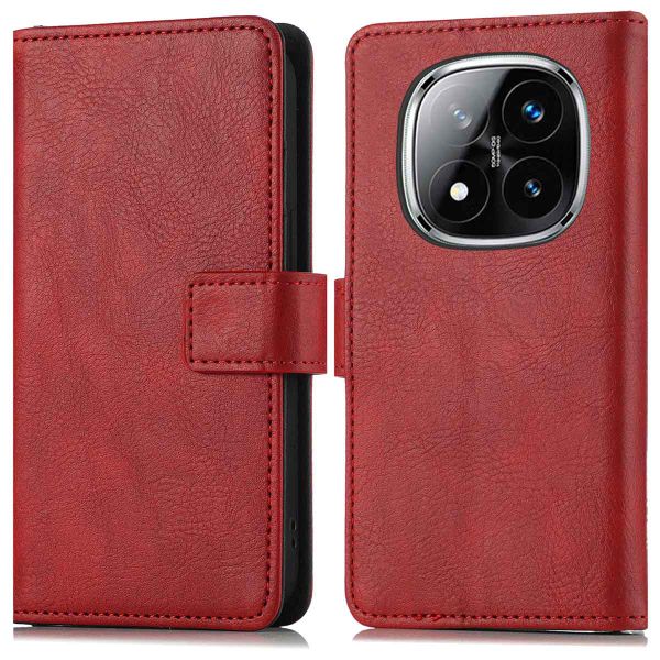 imoshion Luxe Bookcase Xiaomi Redmi Note 14 Pro (5G) - Rood