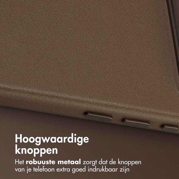 Accezz MagSafe Leather Backcover Apple iPhone Air - Coffee Brown