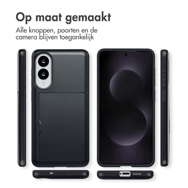 imoshion Backcover met pasjeshouder Samsung Galaxy S25 Edge - Zwart