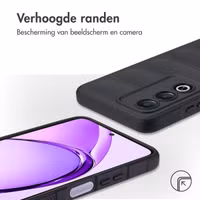 imoshion EasyGrip Backcover Oppo A80 5G - Zwart