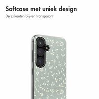 imoshion Design hoesje Samsung Galaxy S24 FE - Smoke Green Flowers